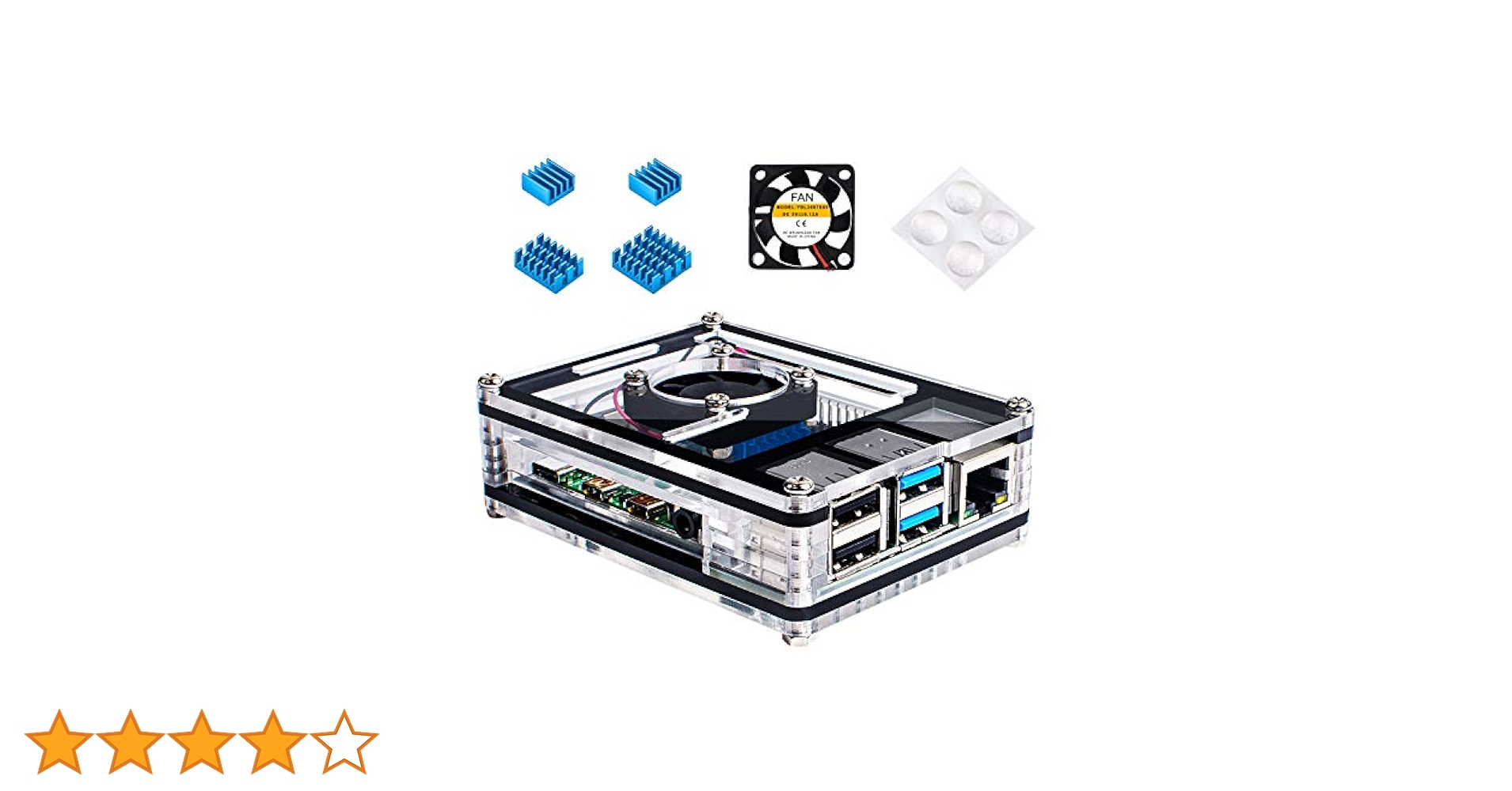 Raspberry Pi 4 B 4GB 冷却ケース付き ラズベリーパイ Amazon.co.jp: Miuzei 最新Raspberry Pi 4 ケース ラスベリー